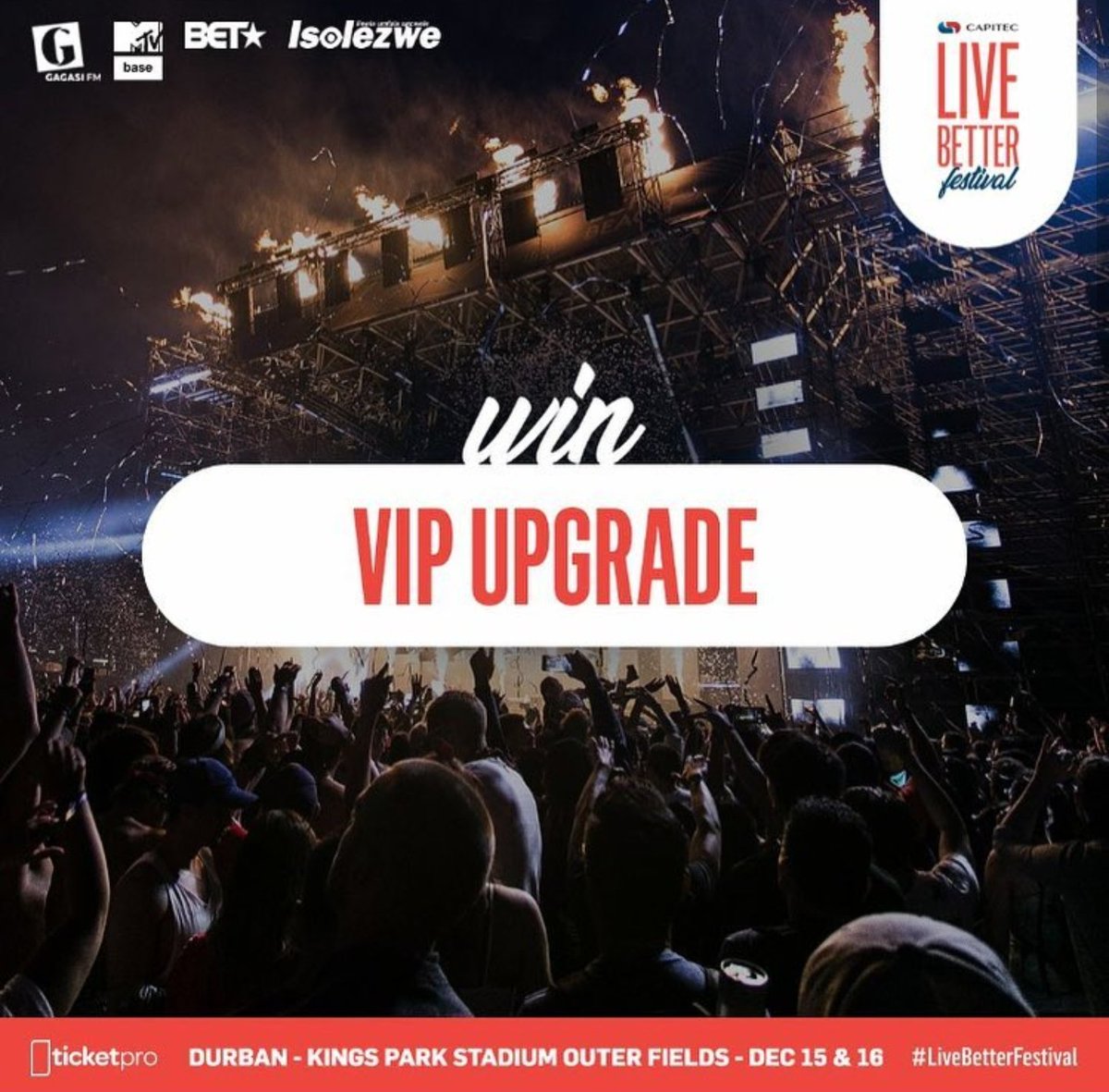 majesty_north's tweet photo. Durban #LiveBetterFest - Countdown has begun || 2-Days of Live Music || @gagasifm @bet_africa @IsolezweNews @OfficialMTVZA https://t.co/pt4KxtfYVn