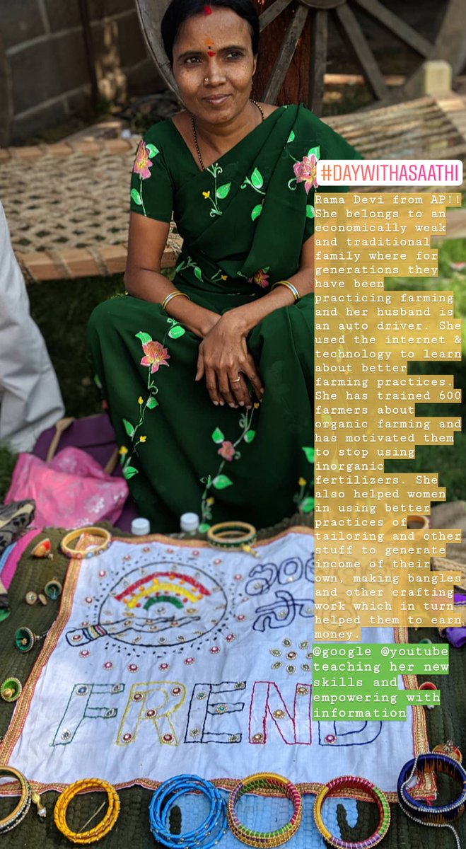 priyadhawan89's tweet photo. These women have thriving businesses #DayWithASaathi learning new skills on @YouTubeIndia and different ways to do business online. Tap on the image for the full story. https://t.co/pae23DAsXh