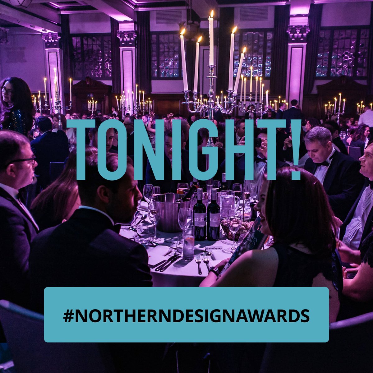 TONIGHT! 
The #NorthernDesignAwards are kicking off TONIGHT at The Principal Hotel, Manchester!
Here's a reminder on your all important timings! 
🕢 7:30 - Drink Reception
🕗 8:00 - DINNER 🍽️
🕤 9:30 - AWARDS!!! 🏆
🕙10:30 - Get those dancing shoes! 🕺💃
See you all soon! 🍾🥂