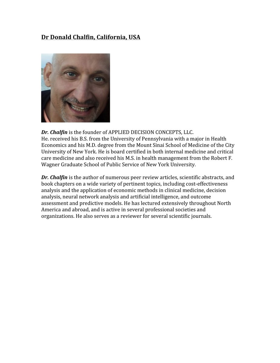 veerappan91050's tweet photo. Dr Donald Chalfin who is an expert on health economics, decision analysis and into biomarker research is with us for 16th ACCS in Manchester. Please avail his knowledge #CCS19 @CC_Symposium @ccpractitioner @CC_3N @CritCareSociety @ESICM @FICMNews @Wilkinsonjonny  @ICU_Management https://t.co/2rWyq16DcC
