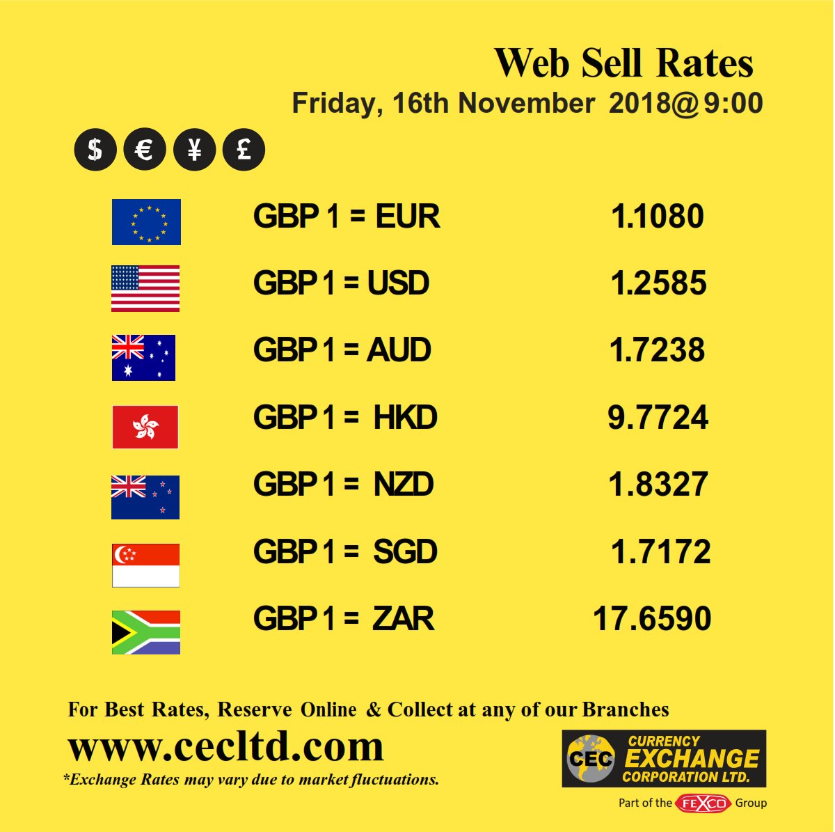 CECLTD21's tweet photo. For the best travel money exchange rates in town, visit our website https://t.co/RqYL7Vpp5h https://t.co/NVHWJg0xrt