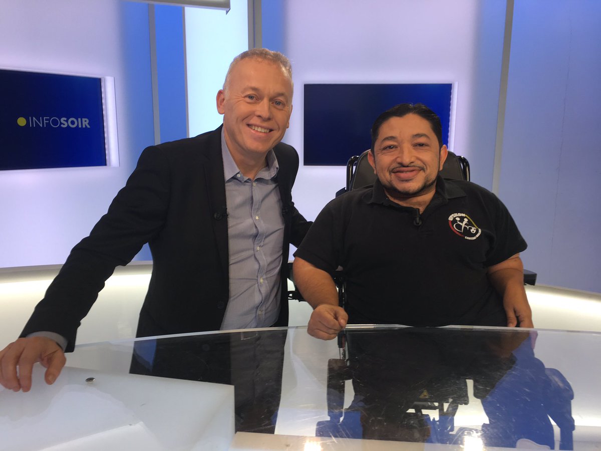 PierreLacombe12's tweet image. De retour à la présentation du journal @InfoSoirOM  sur @FranceOtv avec mon invité Hab-Eddine Sebiane, président de l’association #Upsilon, et ambassadeur du football ⚽️ fauteuil dont l’équipe de France 🇫🇷 est championne du monde 🌍
