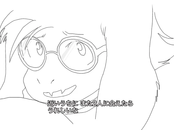 @x3TDvBXk1YpoWwy デルタルーンというアニメです。…というのはウソで、アニメではなくゲームなんですがその作中のとあるシーンをアニメっぽく描いただけです。 