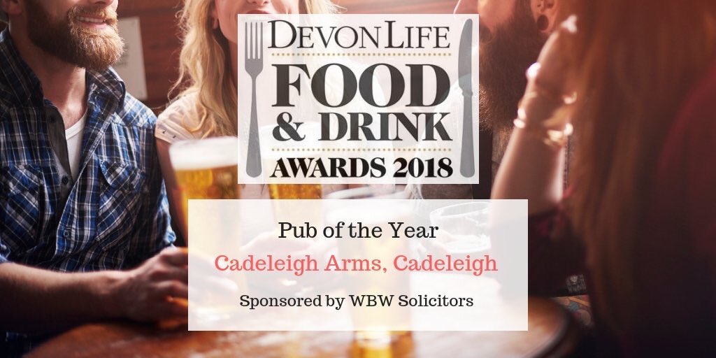 WBWSolicitors's tweet photo. Our specialist Food & Drink team were delighted to be at the #devonFADA last night @SandyParkExeter. @WBWFoodies sponsored the โPub of the Yearโ category. Huge congratulations to the @CadeleighArms, if you havenโt visited & love great food, get it in the diary #devonFADA ๐ด๐ฅ https://t.co/tp7unh6vnZ