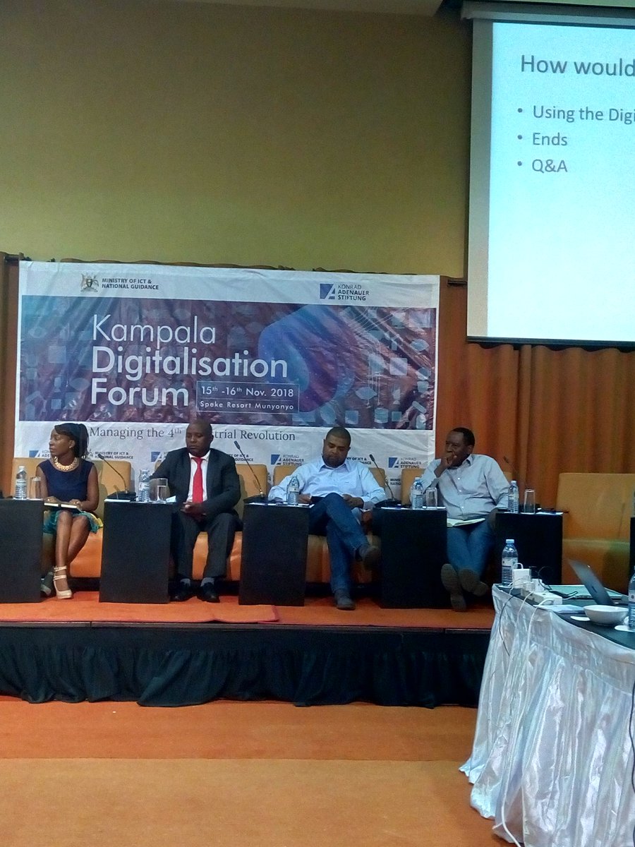 Kenya's Hon. Godfrey Osotsi(in red tie) ready for panel discussion while Uganda's Hon. Annet Nyakecho conspicuously missing. Where are we going?