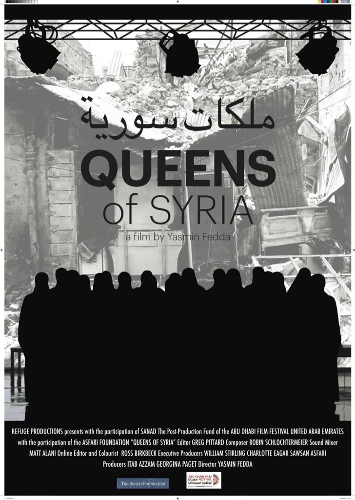 celuloideconalm's tweet photo. Hoy en la @filmotecacat continúa la 12a Mostra de Cinema Àrab i Mediterrani de Catalunya @Mostrarab con la proyección del documental #QueensOfSyria de la directora
#YasminFedda @txellen1piu @parasomnia @OscuraRua @CineArab @amaras_cine @miquelts63 @Pireneus_Radio #ReinasDeSíria https://t.co/UCoRCEdzNC