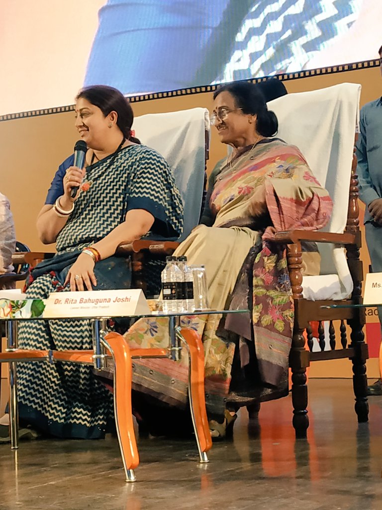 flofilmforum's tweet photo. Panel discussion with honourable minister Smriti Z Irani and Rita Bahuguna Joshi.
#inconversation #filmscreening #workshops #paneldiscussion #masterclass #FFF18 #FLOfilmforum18 #trending
@smritiirani @RitaBJoshi @timesofindia @MumbaiMirror @Midday180 @filmfare @ficci_india @ndtv https://t.co/CKfZcWjl6h