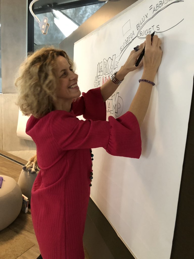 fuffaday's tweet photo. In action la nostra @MindMappingLady https://t.co/5RqpCC2d9I