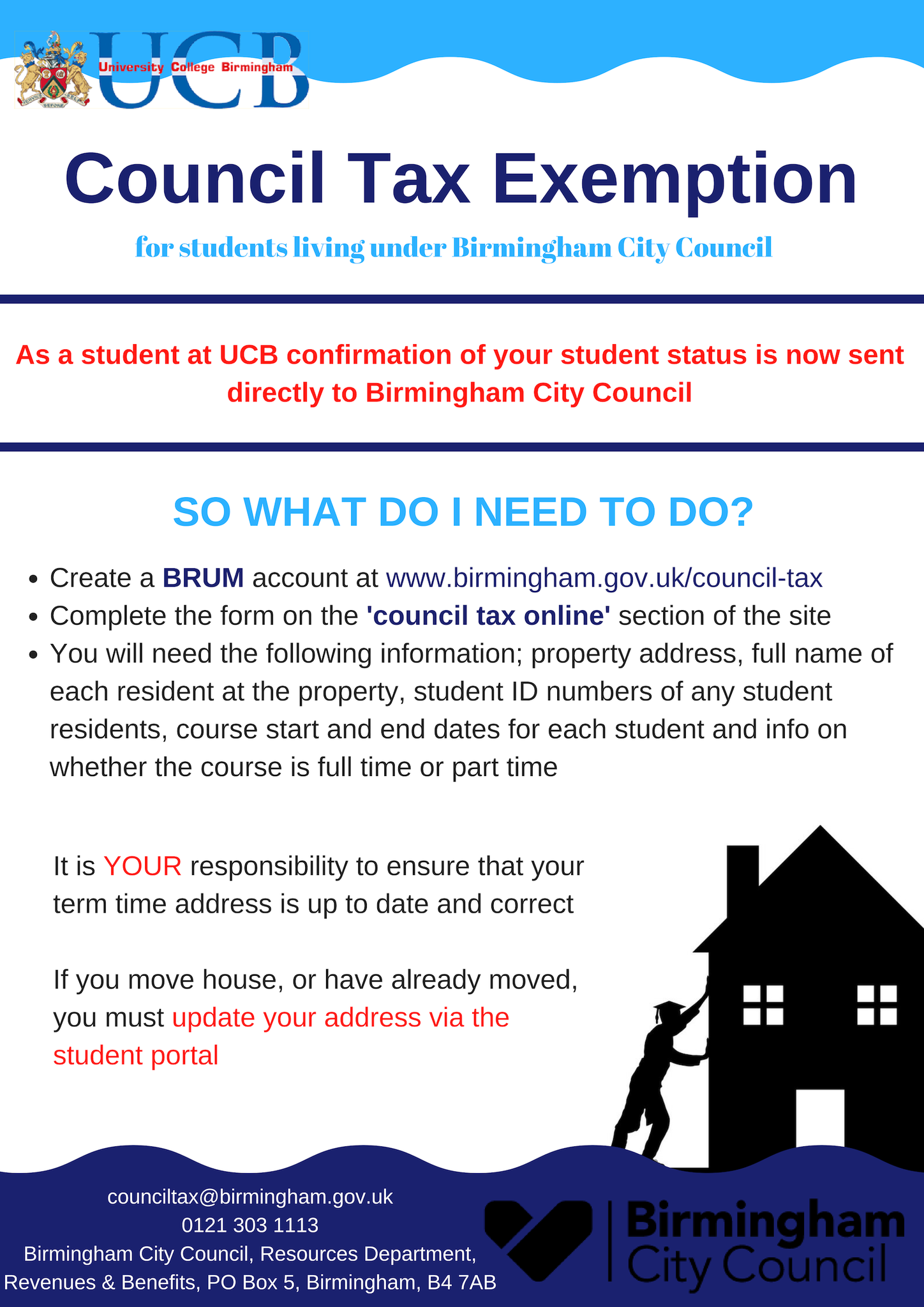 UCB Guild of Students on X: &ldquo;There has been a change in the way 