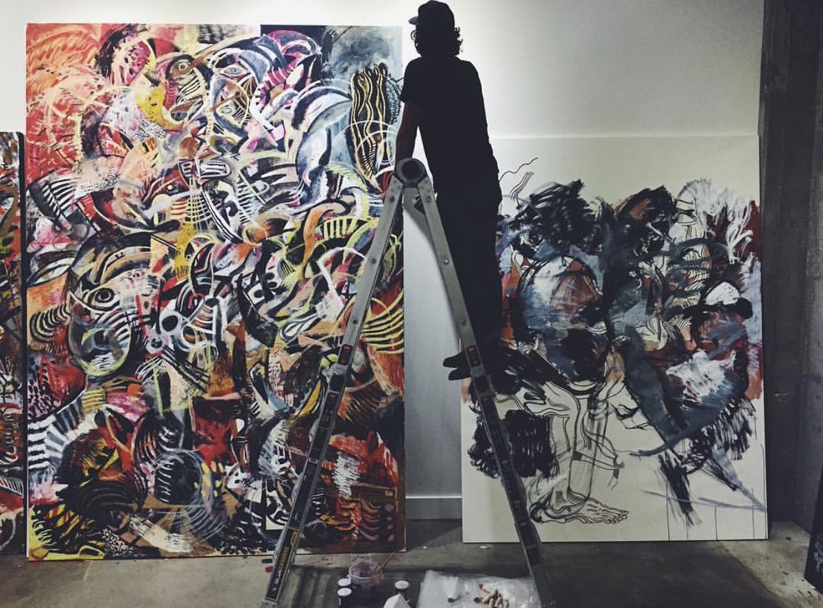 “L’espressione di un artista è la sua anima resa manifesta.” 

Zio Ziegler all’opera #streetart #artribune #arte #16novembre