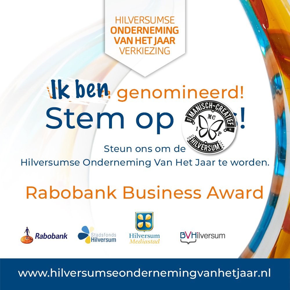 EricvanderVegt's tweet photo. Echt waar! Je kan stemmen op mij : ))
#HilversumseOndernemingVanHetJaar https://t.co/7A7MFLj0oJ