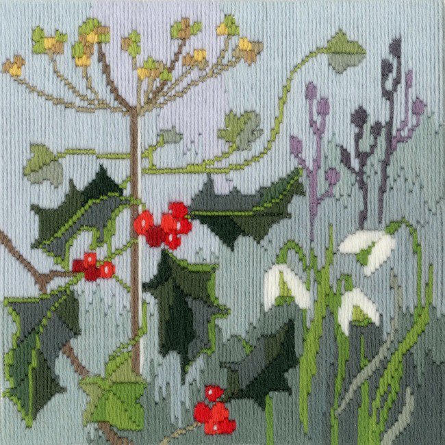 Handwerken Derwentwater Designs Four Seasons Cross Stitch Kit Winter Luxclusif Com