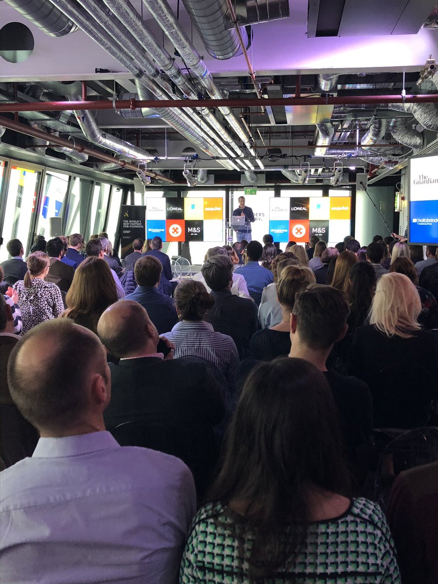 foundersfactory's tweet photo. . @henrylf “To date Founders Factory has a portfolio of over 90 #startups that have cumulatively raised over £110m in external capital, secured 100+ pilots with wider network of corporates and 70+ pilots with our investors in the room today” https://t.co/F38WymEIdQ