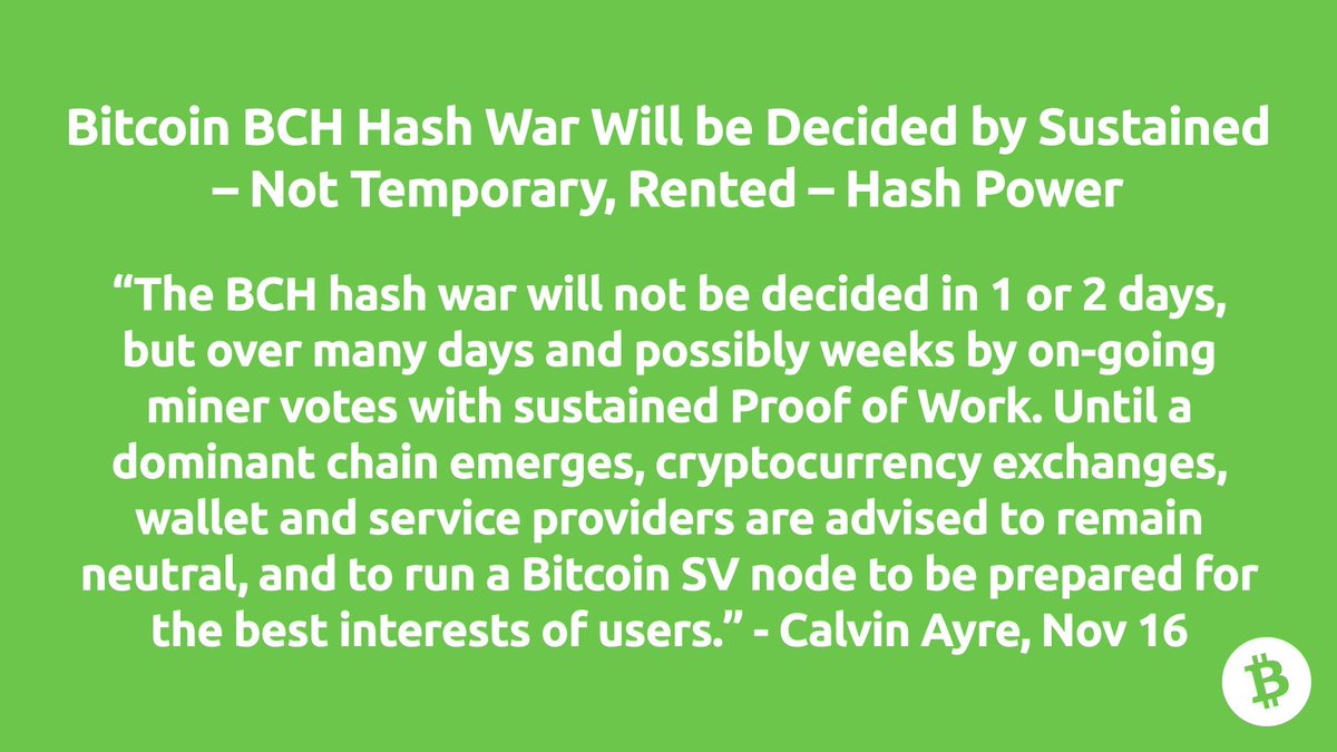 Bitcoin SV tweet media