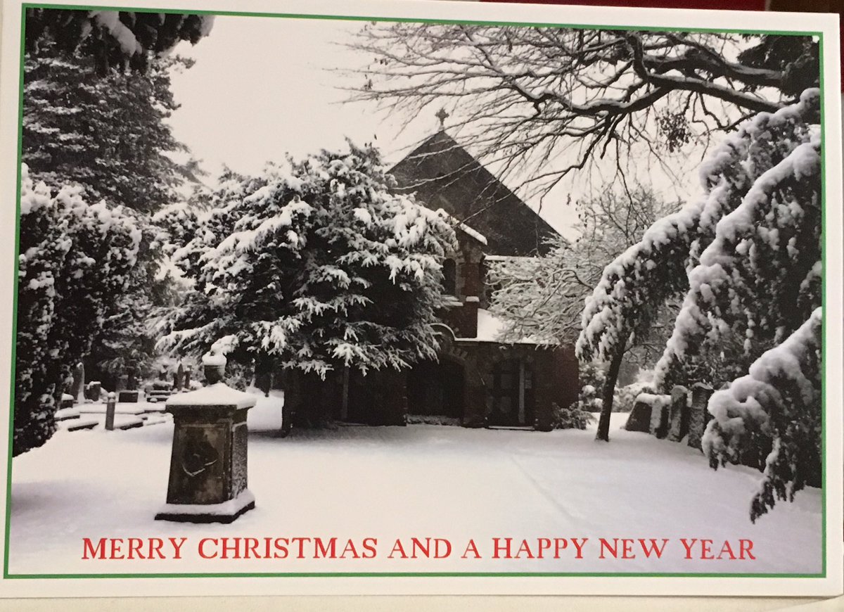 Christmas Cards in aid of church funds available from Sunday. £5 for pack of 5.
