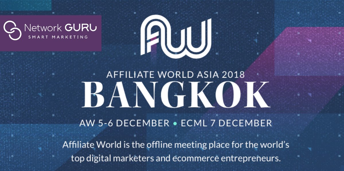 NetworkGURUapp's tweet photo. Network Guru team is going to the largest WORLD AFFILIATE conference in Bangkok this 5-6 December ➡️@AWConferences :
🔥 Networking opportunities with 3,000+ attendees
🔥 High-level presentations from 25+ speakers
🔥 Connecting with 160+ exhibitors from the affiliate industry
$gta https://t.co/NJF36AswyA