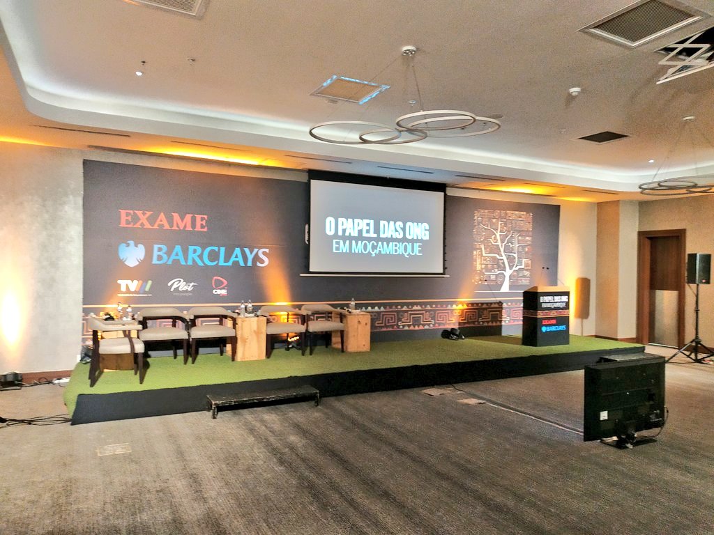 ADS_moz's tweet photo. AGORA: Conferência discute o palel das #ONGs no processo de desenvolvimento de #Moçambique.
Organização: Revista EXAME @exame
Parceiro: Banco Barclays @Barclays
Apoio: ADS @ADS_moz
#ADSthinkanddotank
Para Uma Mudança #Transformacional e #Desenvolvimentista de #Moçambique https://t.co/Lk1aSkPZCY