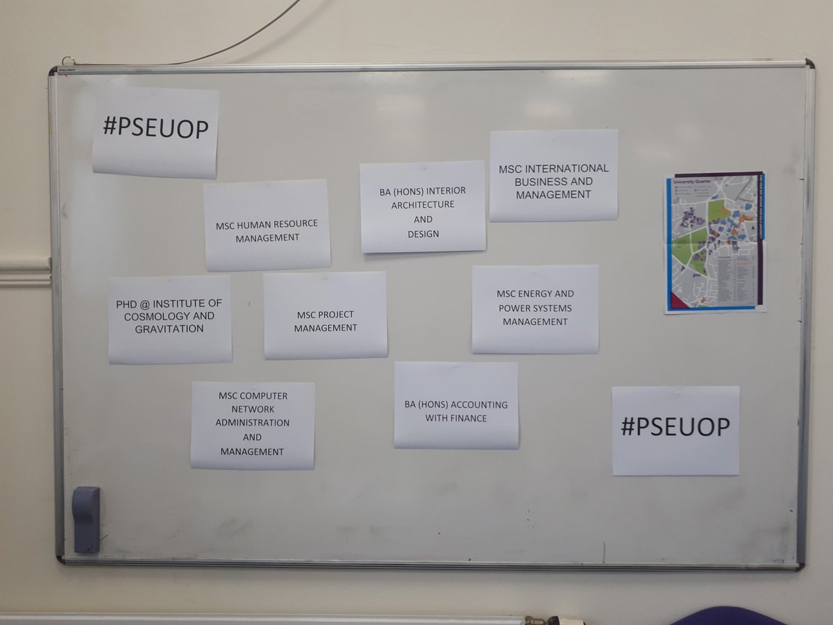 NinaRemmelgas's tweet photo. Poster day #PSEUOP This is the amazing variety of degrees we have on our pre-sessional course. All working together. All learning from each other. #PSEUOP @UoPGlobal @UOPSLAL https://t.co/hrJ7nuZXFA