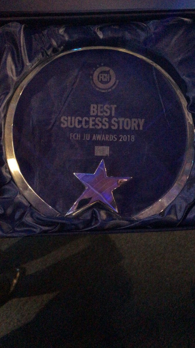 PACEmCHP's tweet photo. The #enefield and @PACEmCHP projects won the @fch_ju Award for Best Success Story last night. Honoured for this recognition, we commit to continue our shared efforts towards establishing #fuelcell micro-#CHP as a standard technology for heating & powering people’s homes in Europe https://t.co/8vLm4E4QZr