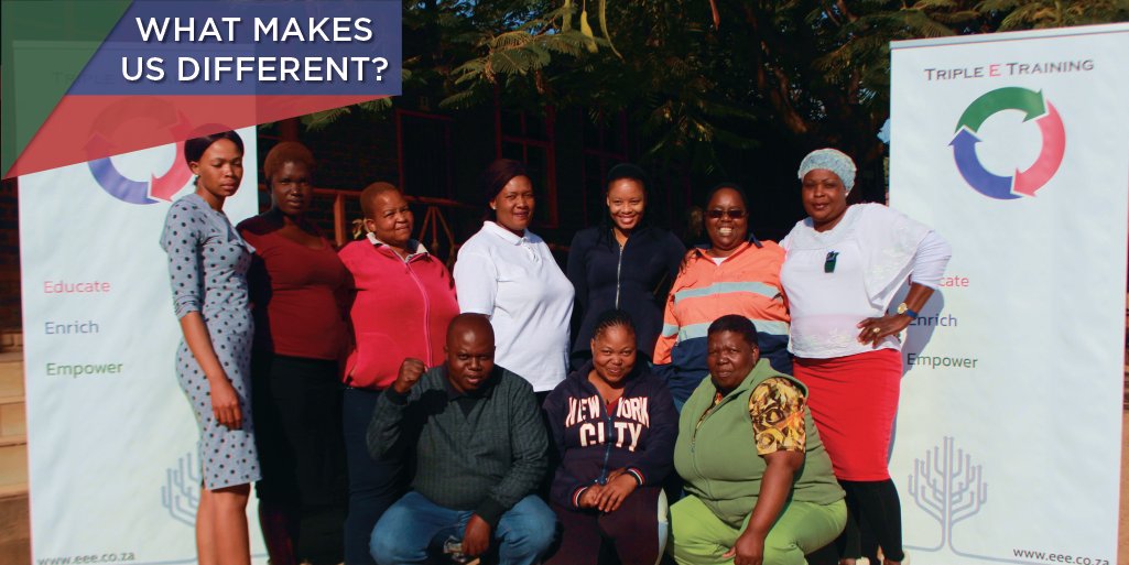 tripleEtraining's tweet photo. Ensuring that BEE succeeds in elevating ALL South Africans, we need to focus on BEE as a whole. We put the BROAD back into Broad-Based #BEE by encouraging #Workplace #Learning for all the right reasons. #EEE #AAA https://t.co/wtoJRIj3dy