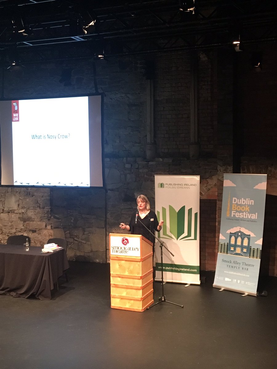 UCDPress's tweet photo. Delighted to be at the @DublinBookFest trade day - first up is Kate Wilson from @NosyCrow #dbf18 https://t.co/D47WWw5dZy