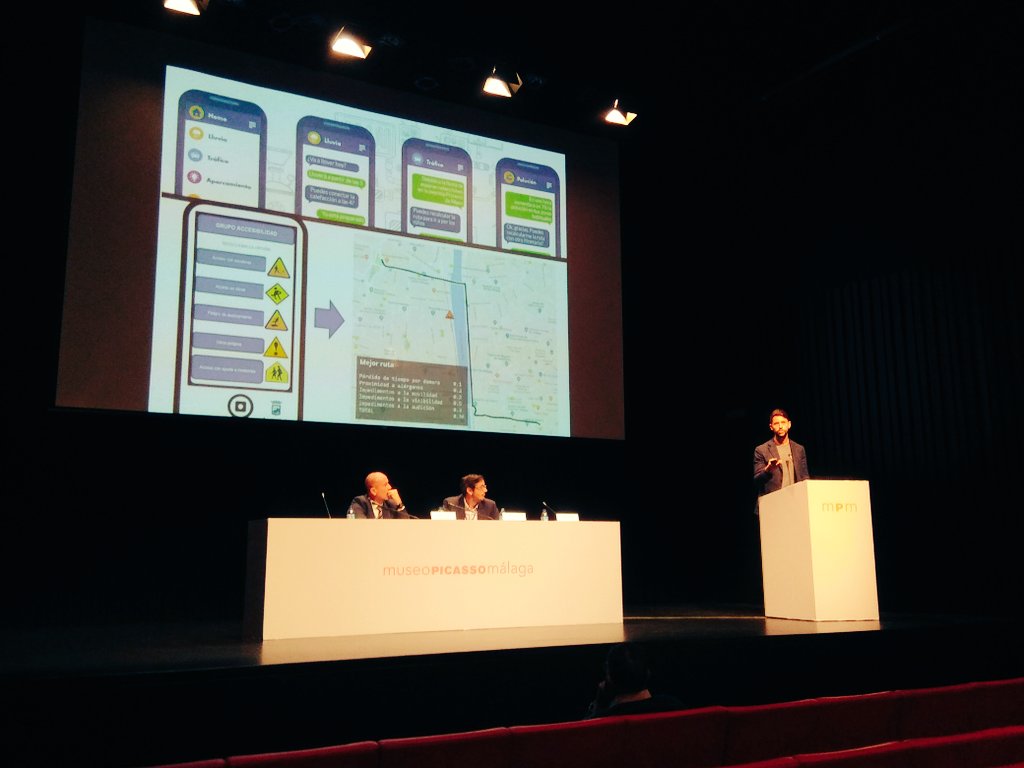 Gloria_g_p's tweet photo. Cómo monitorizar y seguir a personas para mejorar su accesibilidad en la ciudad @iurban_es #SmartAging2018 #ayuntamientodemálaga https://t.co/x1KYEbd8eu