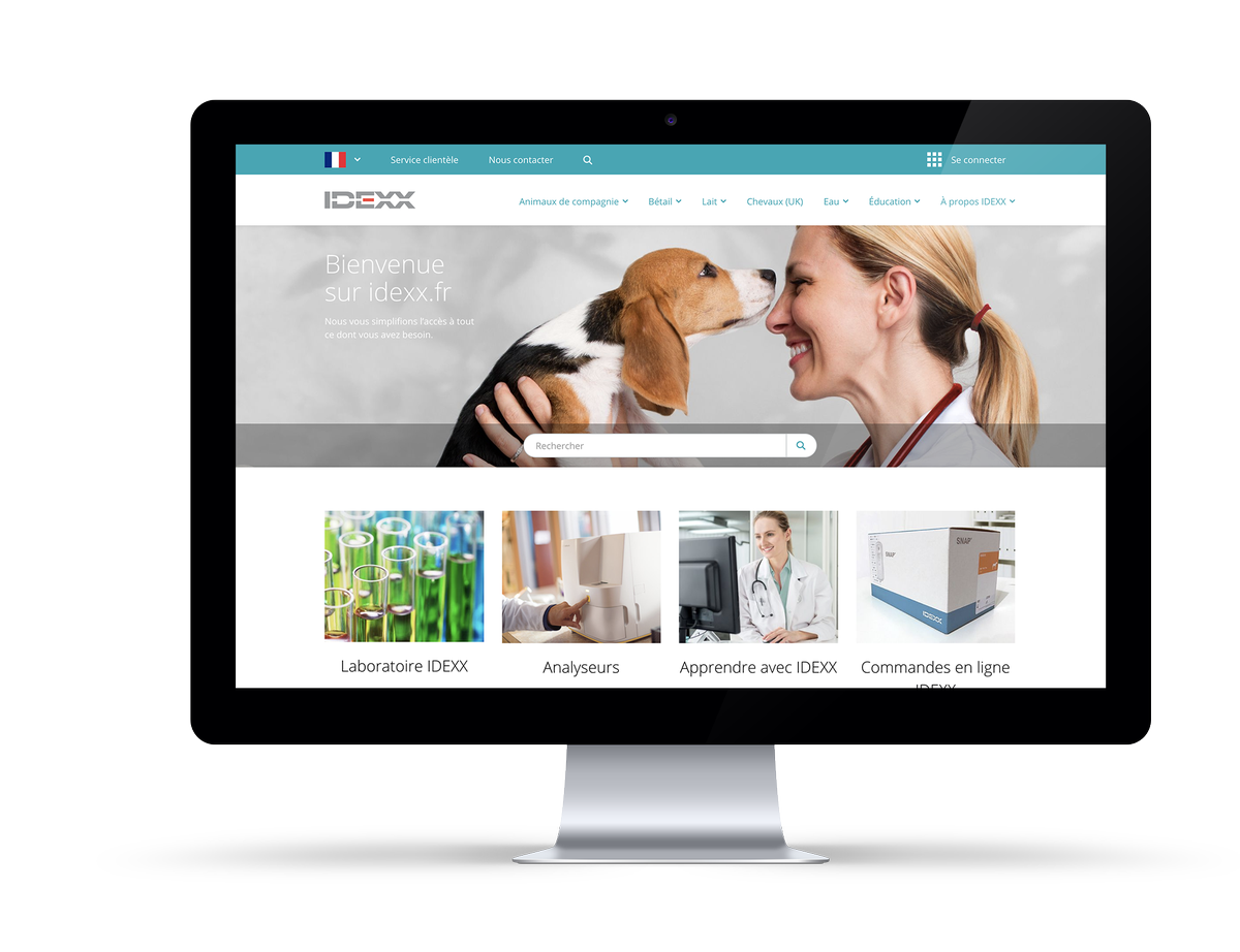 IDEXX_France's tweet photo. Découvrez le nouveau site internet IDEXX ! https://t.co/bcwz6kyXKk #veterinaire #diagnostic #innovation https://t.co/SZM28JbUJA