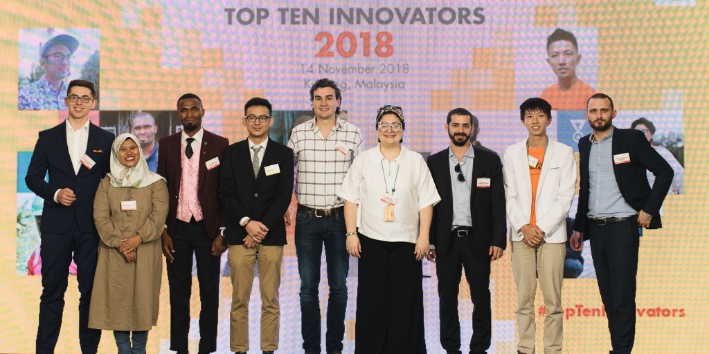 LiveWIREIntl's tweet photo. "It’s been incredibly inspiring to see passionate entrepreneurs from around the world share innovative business ideas designed to tackle some of the world’s most pressing issues." 

#TopTenInnovators crowns its Global Winners in #GEW2018: https://t.co/v90KWgWkqp #makethefuture https://t.co/5nqYIdR6Hy