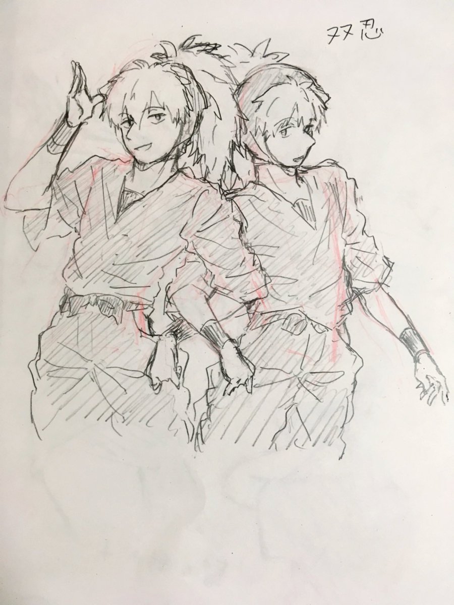 今日落書きしてたやつ〜🙌
忍たまには完全にハマらないと思ってたけど
外堀埋められていってる気が……
鉢尾は普通に好きだから書く…………うん 