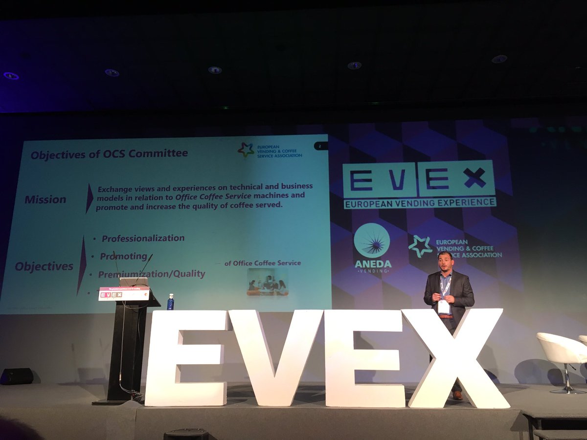 VendingEurope's tweet photo. Interactive session on OCS concepts just started! Join us an express your opinions #EVEX2018 https://t.co/ggQB5scoft