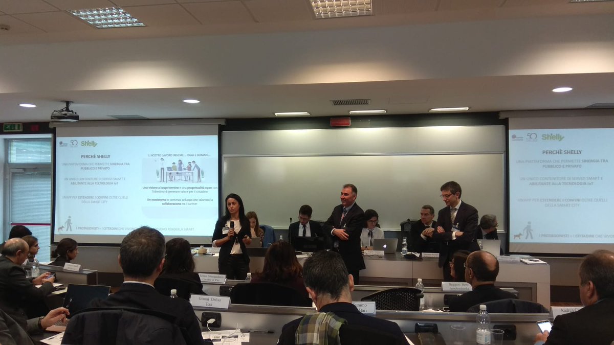 shellyapp_co's tweet photo. Al #WorkshopSmartCity di @Osserv_Digital del @polimi si parla di partnership tra pubblico e privato e aziende per  la #SmartCity. 
Per questo @shellyapp_co è stata presentata come app - caso di studio per entrambi i punti, grazie alla collaborazione con @comunetn e @EA_Italia https://t.co/n9yHRSEDxm