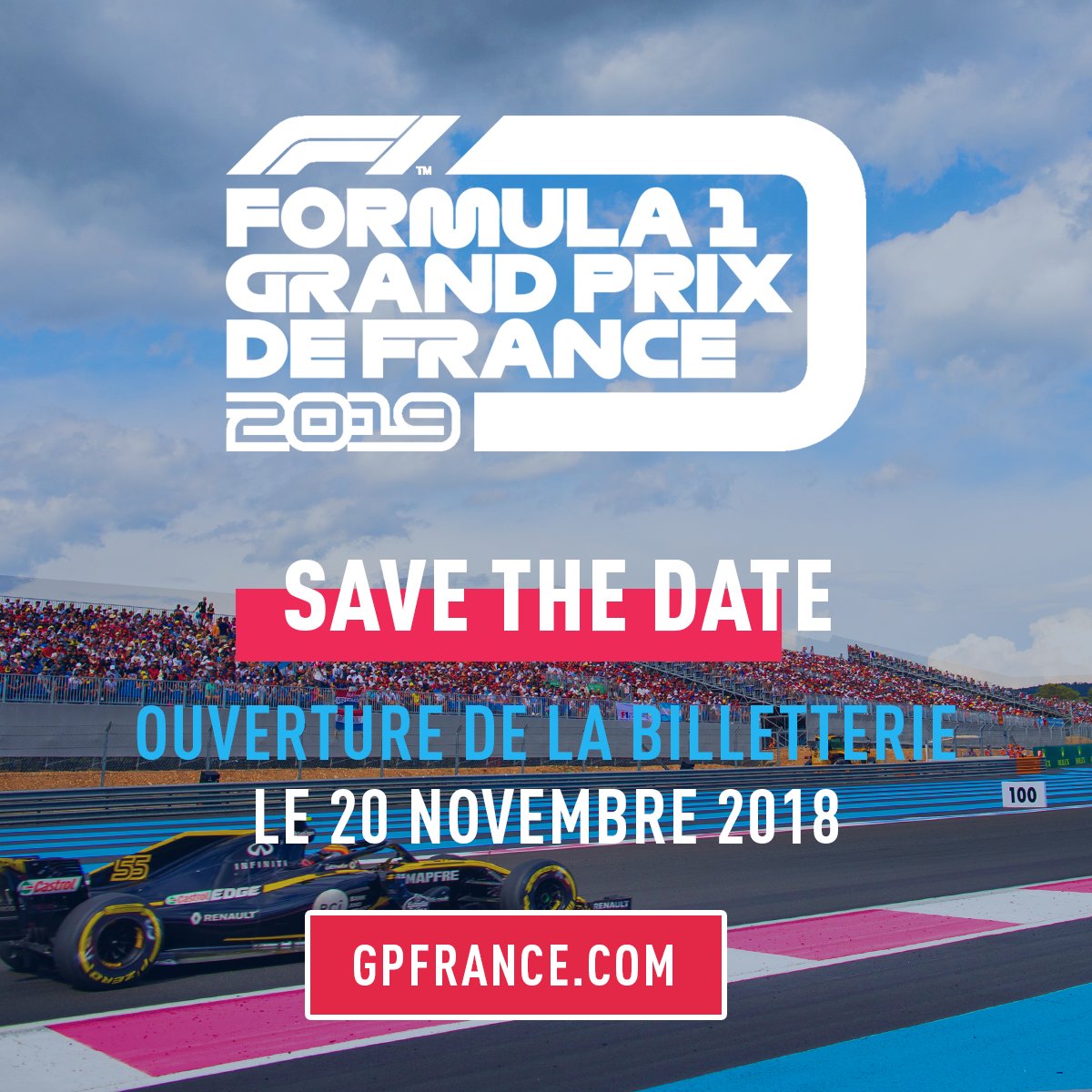 Grand Prix de France F1 on Twitter "🏁⏰ J4 avant la mise en vente des