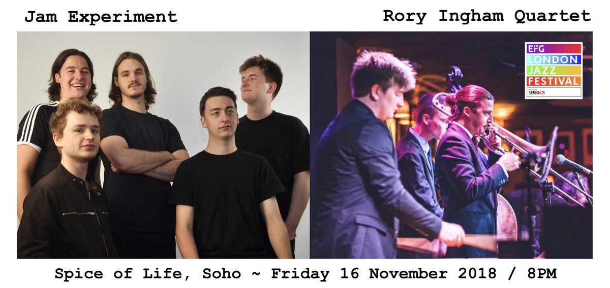 Tonight is the big one. 20:00 @ <a href="/spiceoflifejazz/">Spice of Life Jazz</a>, soho. <a href="/LondonJazzFest/">EFG London Jazz Festival</a>. 3 tickets left. Snap em ➡️ wegottickets.com/event/443157 

See you there 🎉🙏🏼
