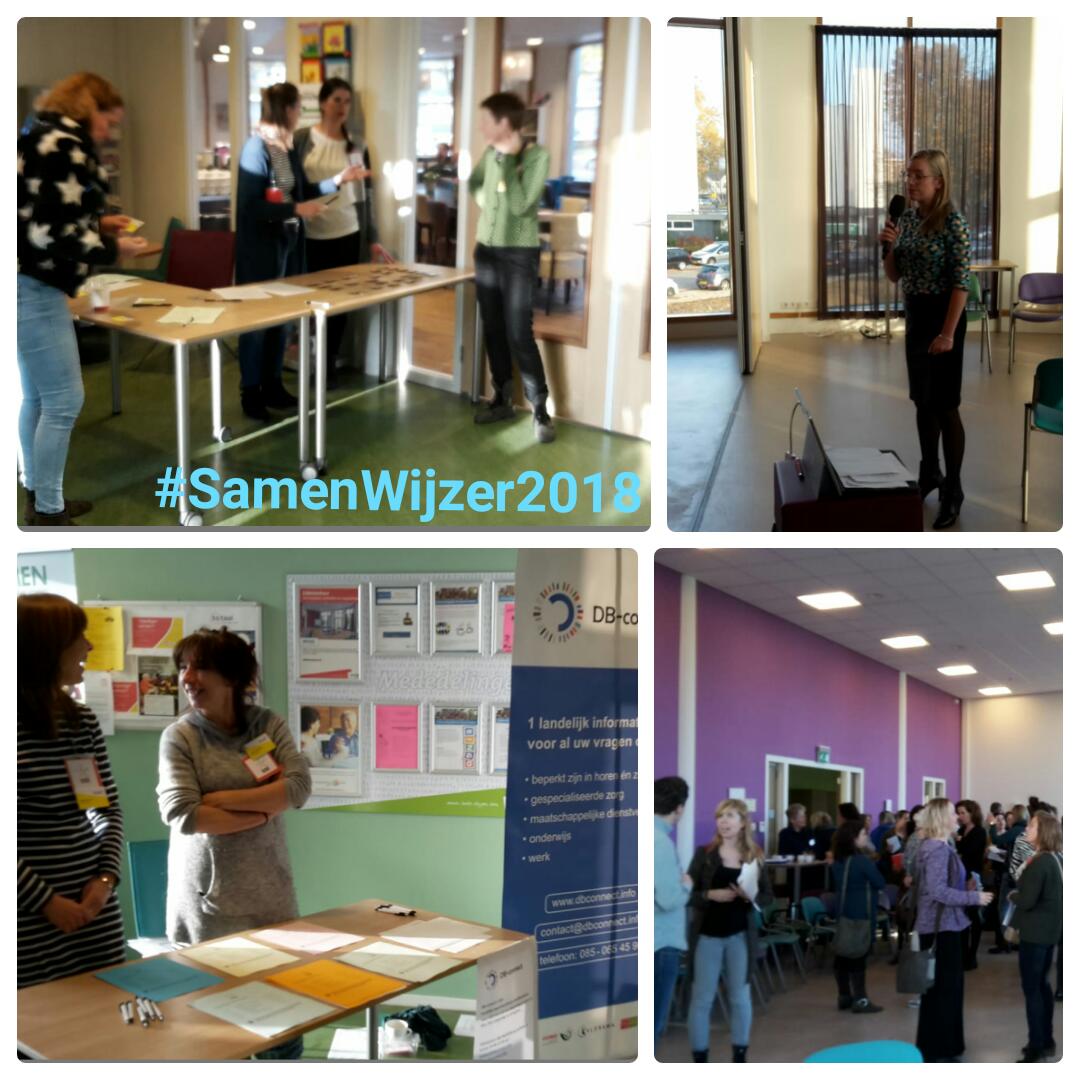 dbconnectnl's tweet photo. Intro en speeddaten bij Samen Wijzer 2018. #SamenWijzer #DBconnect #doofblind https://t.co/BfqI6Mw75B