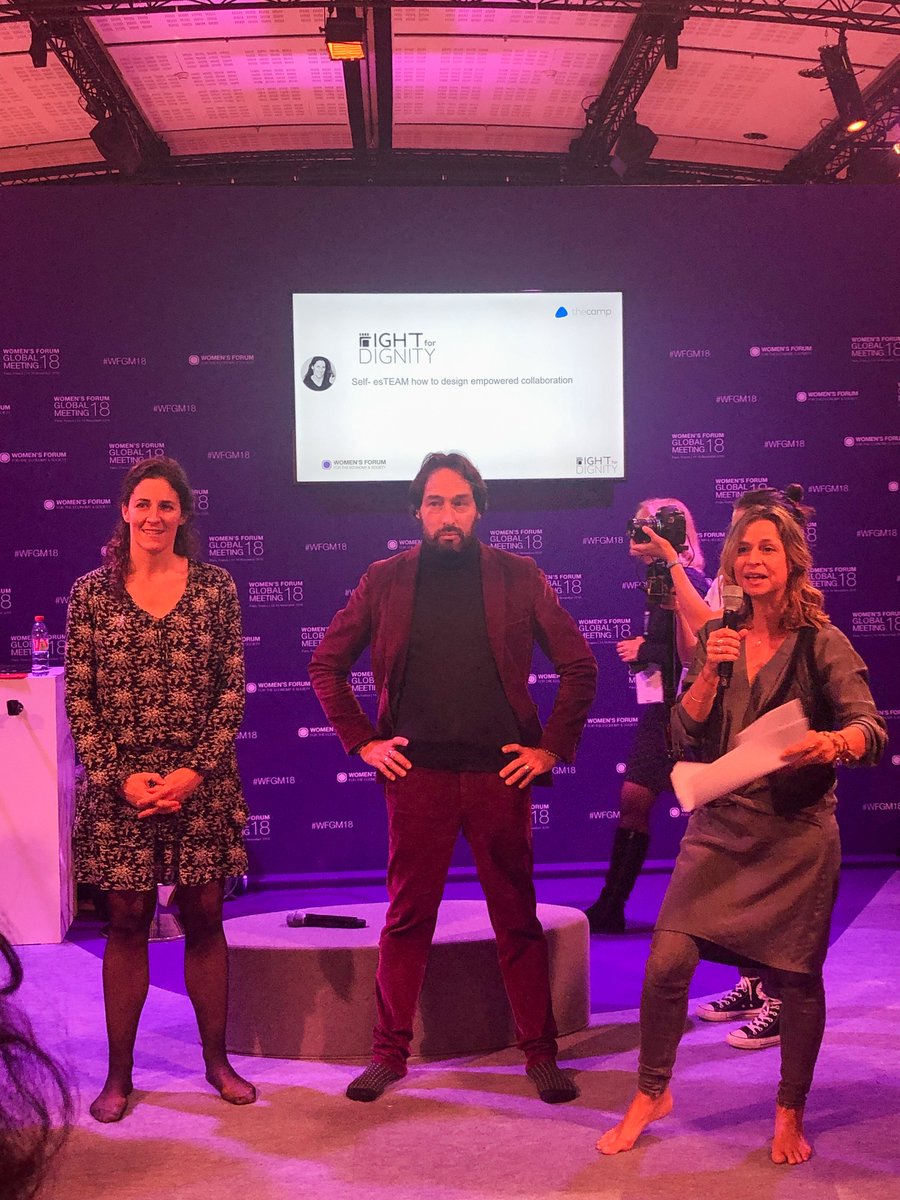Womens_Forum's tweet photo. You can now discover a discussion about "Self-esTEAM, how to design empowered collaboration" between Stephanie Ampart from @thecampProvence, @LauFischer7, @JeanneGranger, Rémi Sabouraud from Gout D'Idées and Solène Dargaud #WFGM18 https://t.co/55VOXjHb58