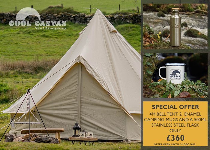 CoolCanvasTents's tweet photo. Special offer on our 4m bell tents. Get 2 camping mugs and a stainless steel flask all for £360. Off open until 31st Dec 2018, while stocks last!! #christmaspresent #belltents #campingmug #stainlesssteelflask #glamping #coolcanvastents https://t.co/pU8ccuXZLX