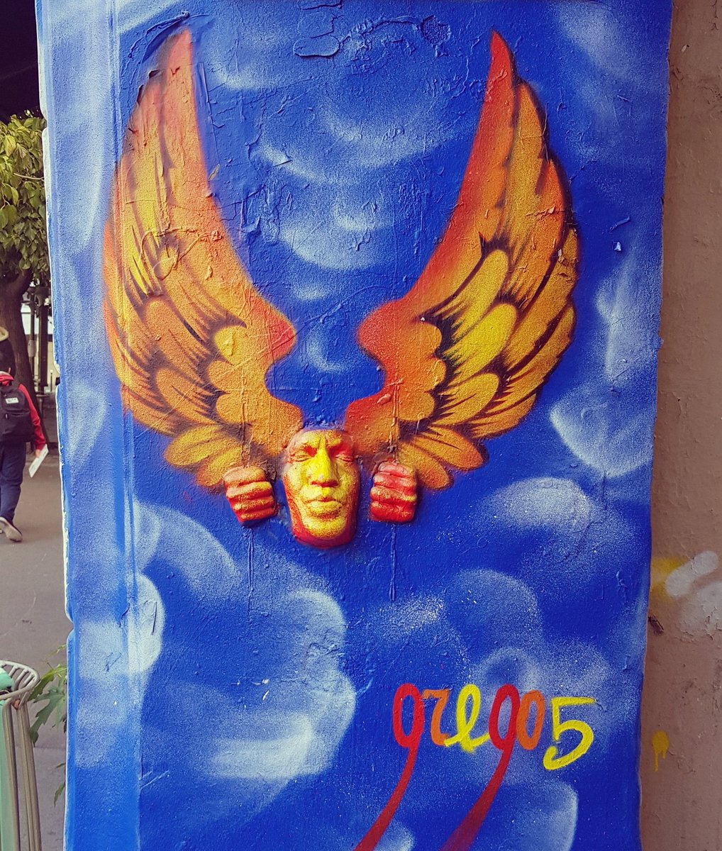 By @GregosArt #greg05 #streetart #streetartparis #streetartparis18 #Paris18 #18éme #graffitiworld #instart #graffitilovers #urbanart #artderue #rue #angel #picoftheday #artlovers #instanice #urbanwalls #wall #wallporn #instagraffiti #graffitiporn #streetartistry #instagraff