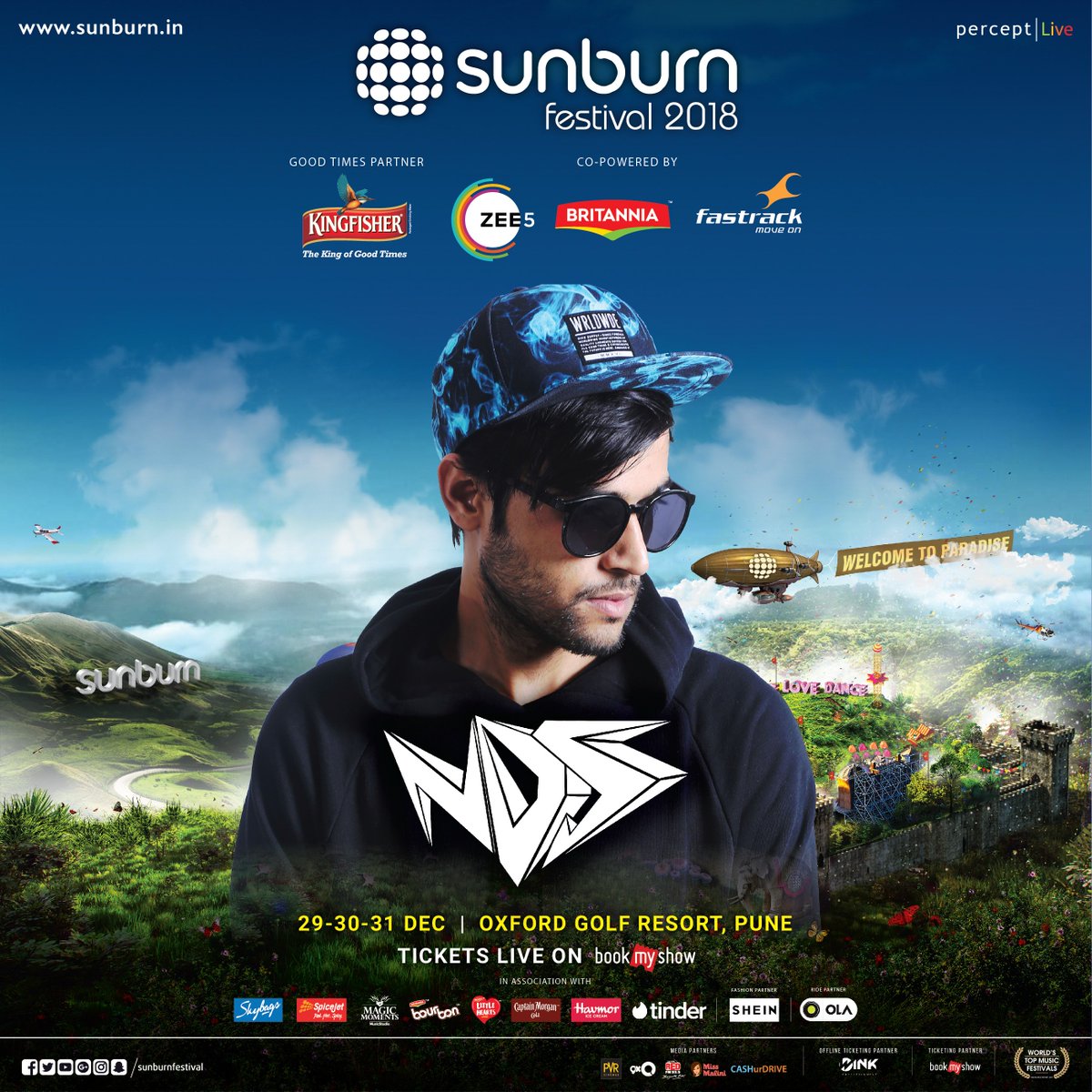 Looking forward to playing @sunburnfestival in #Pune next month. Will be dropping some fresh bass bombs your way, come prepared! 💣
-
Grab your tickets today: bit.ly/SunburnFestiva…