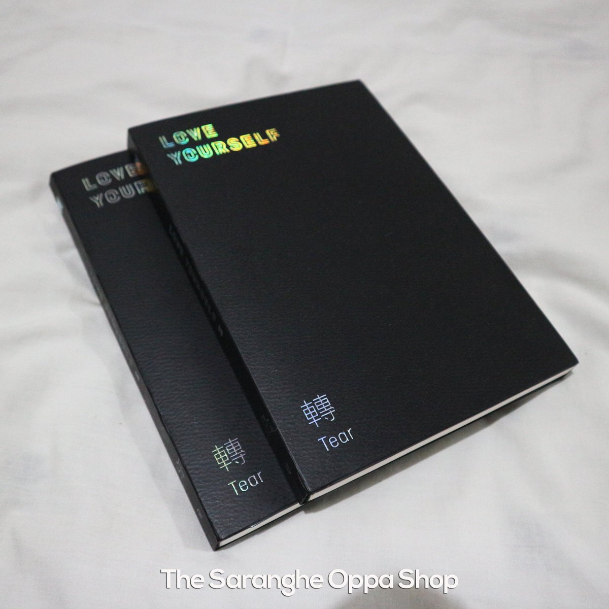 TheSarangheOppa's tweet photo. ❗FOR SALE &amp; GIVEAWAY❗

BTS LOVE YOURSELF ALBUMS : P700 each
Her : V &amp; E
Tear : U &amp; R
Answer : S L F

(( all albums are brand new but unsealed &amp; no pc ))
---
G I V E A W A Y
- Must be following me
- RT this tweet
One winner will get one random BTS LY album. Promo until 12/31. 😊 https://t.co/Y3R2ZsUAXr