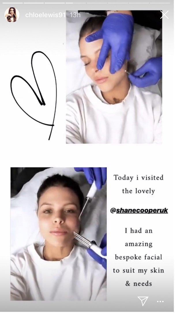 CACI_Beauty's tweet photo. SPOTTED: TOWIE’s @ChloeLewis01 has #CACI with #celeb #facialist @ShaneCooperUK   CACI’s  #nonsurgical #microcurrent facial toning provides an instant face firming effect.  #HydroMask helps to smooth &amp; soften the appearance of fine lines &amp; wrinkles #beautybloggers https://t.co/upcUF7UPRC