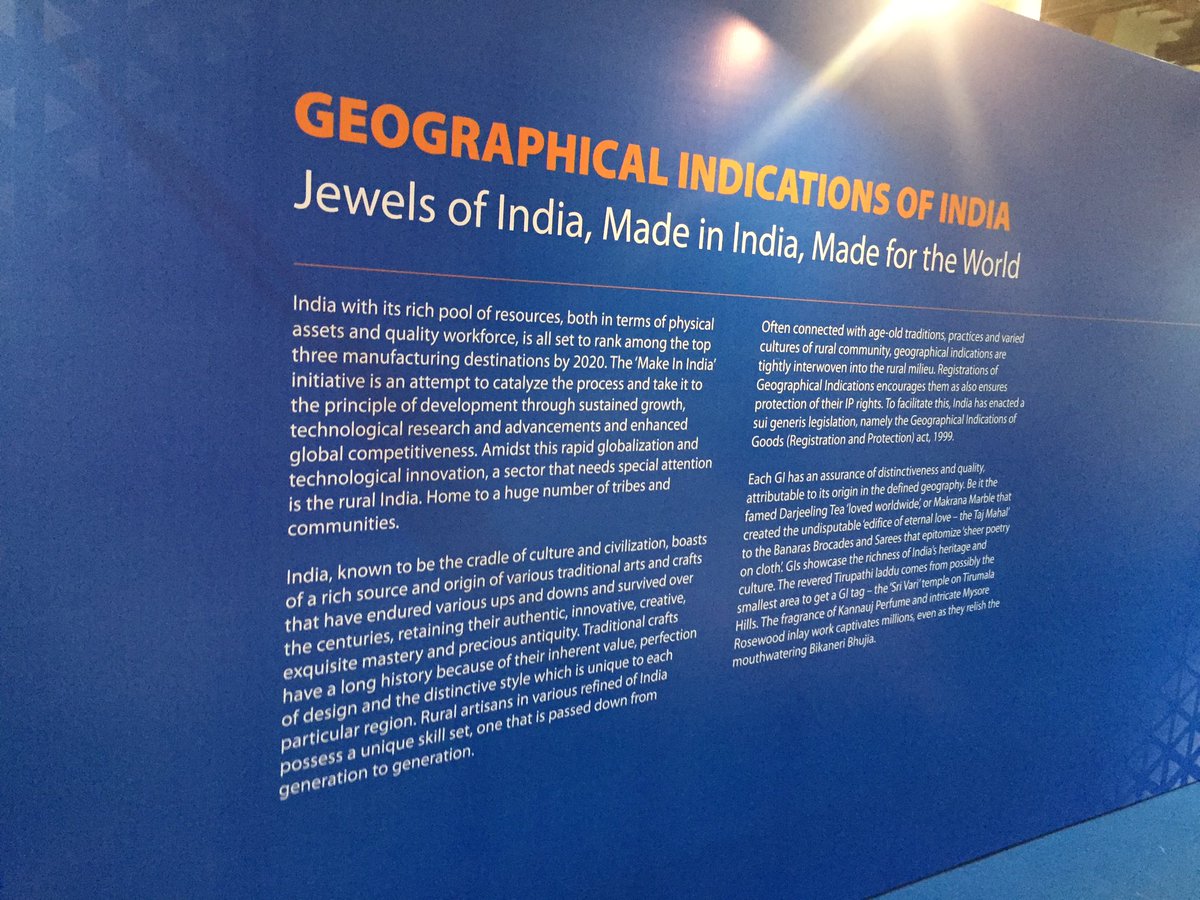 Nice to visit @DIPPGOI, @CIPAM_India’s Geographical Indications pavilion at #IITF2018 in Pragati Maidan, Delhi.
@rabhishek1982 @makeinindia