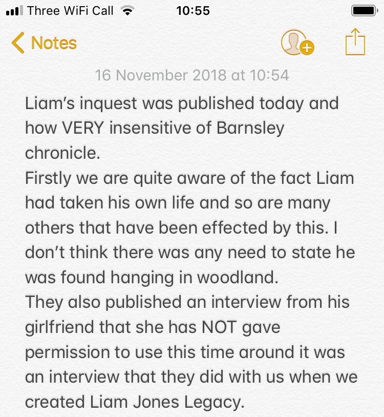 legacy_liam's tweet photo. What an utter joke @ChronOnline are !! Talk about lack of dignity and respect towards the dead ! Typical journalism though that will do anything to sell a paper not thinking about the hurt they are inflicting on others ! https://t.co/FScOFueMD4