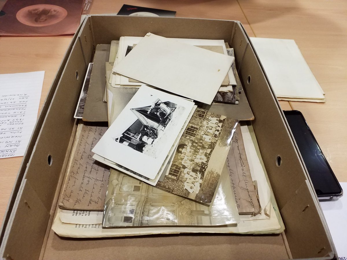 NorfolkRO's tweet photo. Experiencing uncatalogued material #exploringarchives https://t.co/YCOs0NwJ9I