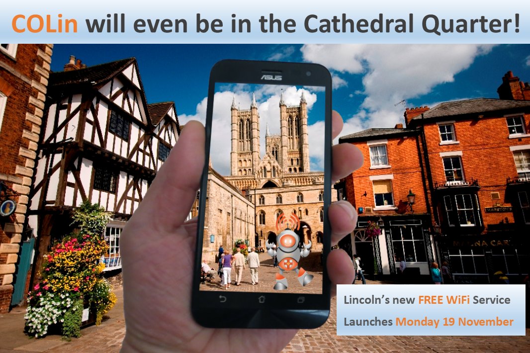 lincolncouncil's tweet image. COLin launches across the city on Monday. A big thank you to @VidecomSecurity and @wifispark for helping to make it all happen!