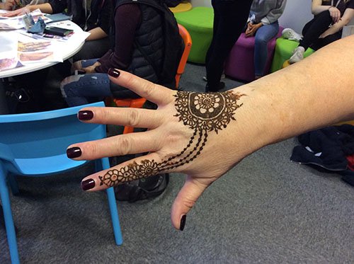 accrosscollege's tweet photo. Children in Need - Today our Level 3 Early Years Year 2 students are face painting, henna tattoos, karaoke, dance off and chocolate raffle. Raising money for an amazing cause.  Stay tuned for more pics!! @accrosscollege #Lancashire #rossendale #blackburn #hyndburn https://t.co/l7ero9OiEc