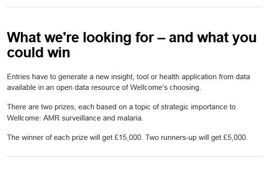 LSHTMopen's tweet photo. For @LSHTM_AMR and @LSHTM_malaria: at #scidata18 this week, @wellcometrust announced 2 new prizes designed to reward innovative reuse of #opendata https://t.co/DzMutRlO6x &amp; https://t.co/xjkz1eO6fu https://t.co/nNAqWO2u1E