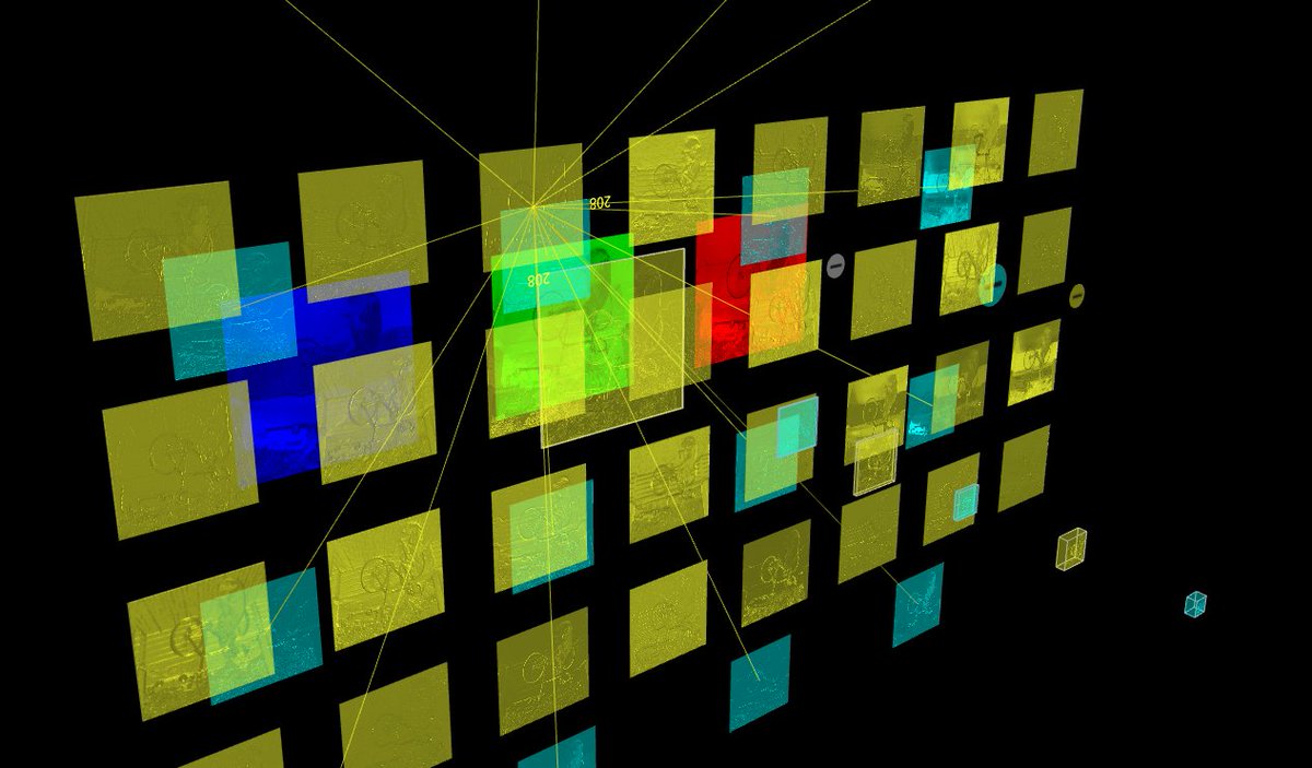 p_stamatis's tweet image. Anatomy of #NeuralNetworks using #tensorspace tensorspace.org
Interact in a 3D environment with the different layers of a NN and understand what are the results of each convolution and how each layer is connected! This is from #Yolo object detection.
