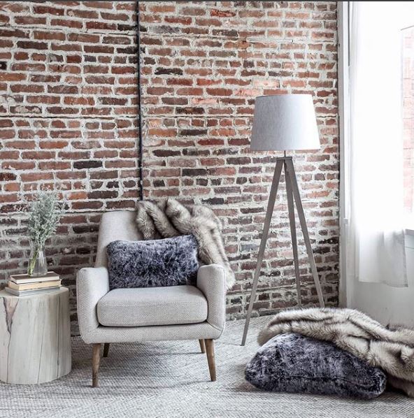 Brrrr, fall has passed us by and now it feels like winter in these parts.  Faux fur pillows and throws from Style in Form will keep you toasty, though.  (Photo by <a href="/StyleInForm/">Style In Form</a>)  #interiordesign #artofinteriors #styleinform #fauxfur