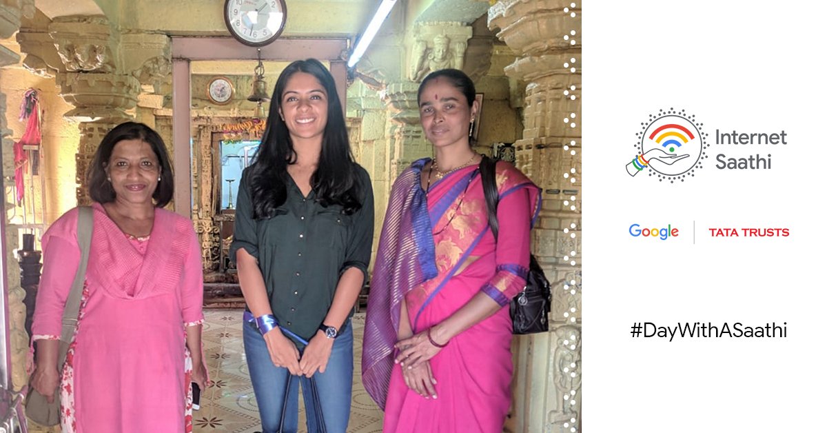 GoogleIndia's tweet photo. From meeting outstanding women, to listening to their extraordinary stories, here’s how we spent our #DayWithASaathi yesterday. https://t.co/bKtnBIz9qI