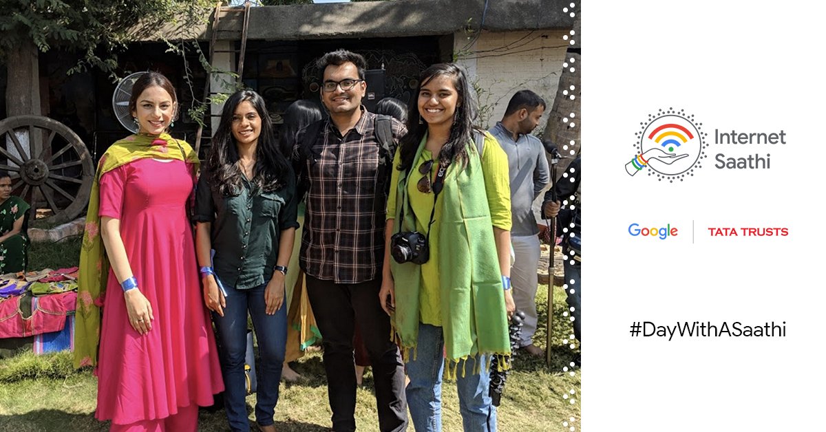 GoogleIndia's tweet photo. From meeting outstanding women, to listening to their extraordinary stories, here’s how we spent our #DayWithASaathi yesterday. https://t.co/bKtnBIz9qI